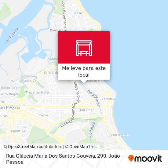 Rua Gláucia Maria Dos Santos Gouveia, 290 mapa