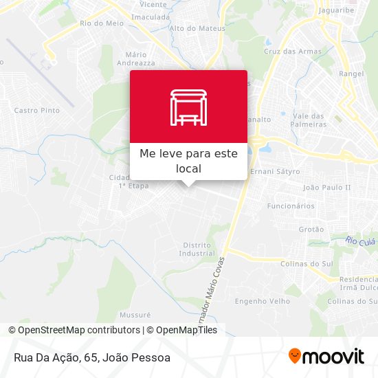 Rua Da Ação, 65 mapa