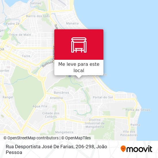Rua Desportista José De Farias, 206-298 mapa