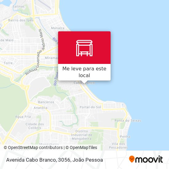 Avenida Cabo Branco, 3056 mapa