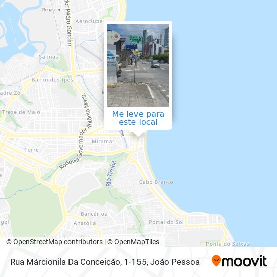 Rua Márcionila Da Conceição, 1-155 mapa