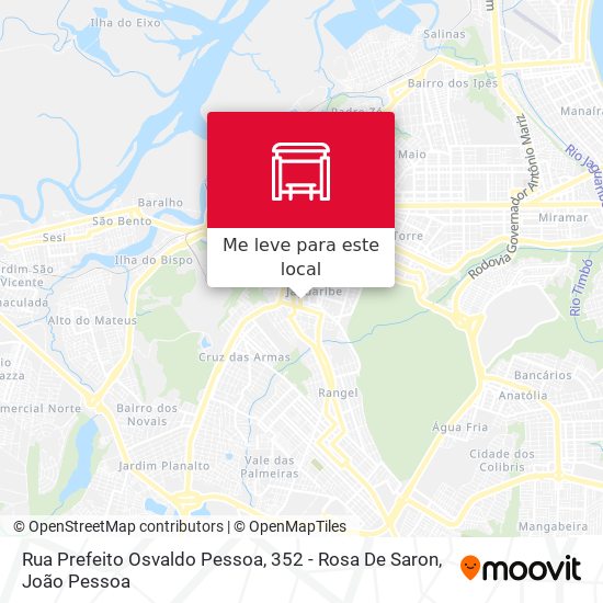 Rua Prefeito Osvaldo Pessoa, 352 - Rosa De Saron mapa