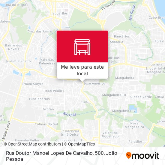 Rua Doutor Manoel Lopes De Carvalho, 500 mapa