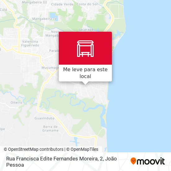 Rua Francisca Edite Fernandes Moreira, 2 mapa