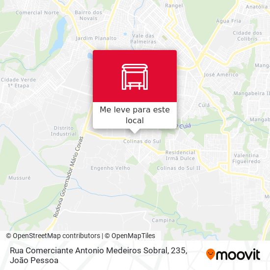 Rua Comerciante Antonio Medeiros Sobral, 235 mapa