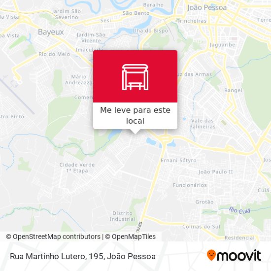 Rua Martinho Lutero, 195 mapa