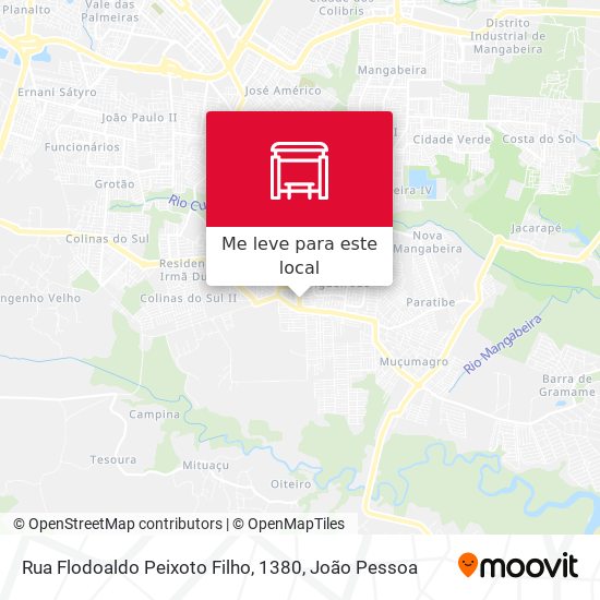 Rua Flodoaldo Peixoto Filho, 1380 mapa