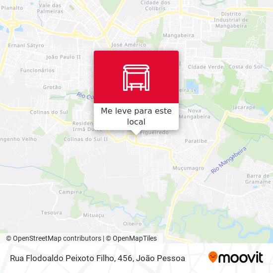 Rua Flodoaldo Peixoto Filho, 456 mapa