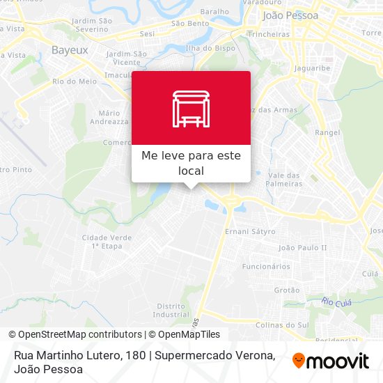 Rua Martinho Lutero, 180 | Supermercado Verona mapa