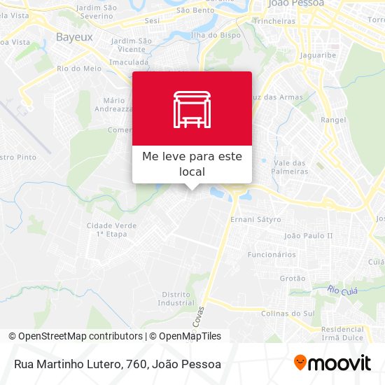 Rua Martinho Lutero, 760 mapa