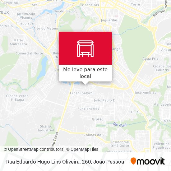 Rua Eduardo Hugo Lins Oliveira, 260 mapa