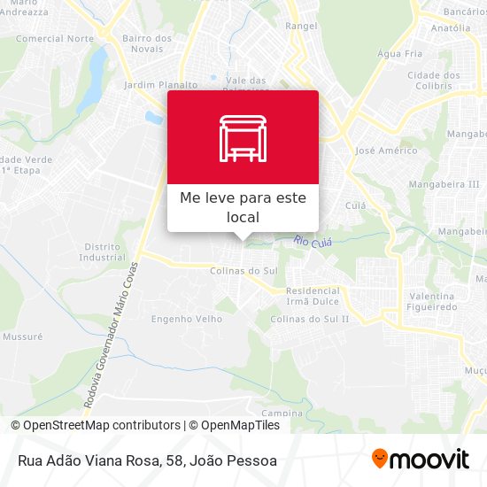 Rua Adão Viana Rosa, 58 mapa
