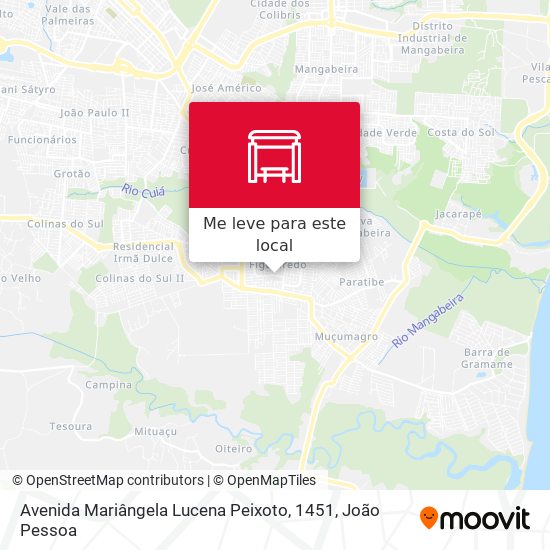 Avenida Mariângela Lucena Peixoto, 1451 mapa