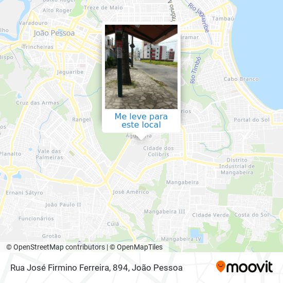 Rua José Firmino Ferreira, 894 mapa