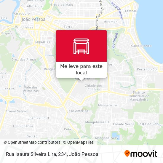 Rua Isaura Silveira Lira, 234 mapa