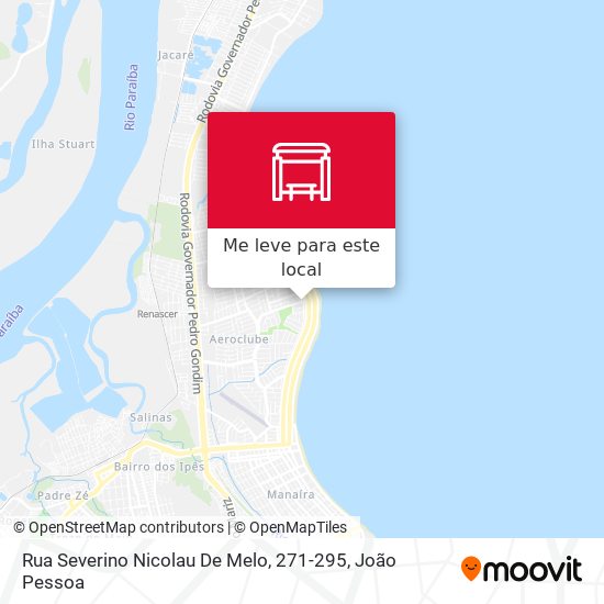 Rua Severino Nicolau De Melo, 271-295 mapa