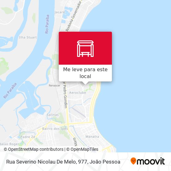Rua Severino Nicolau De Melo, 977 mapa