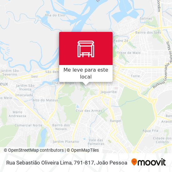 Rua Sebastião Oliveira Lima, 791-817 mapa