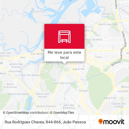 Rua Rodrigues Chaves, 844-866 mapa