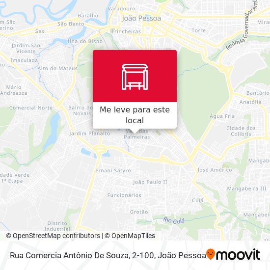 Rua Comercia Antônio De Souza, 2-100 mapa