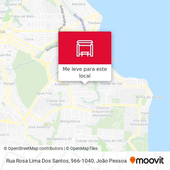 Rua Rosa Lima Dos Santos, 966-1040 mapa