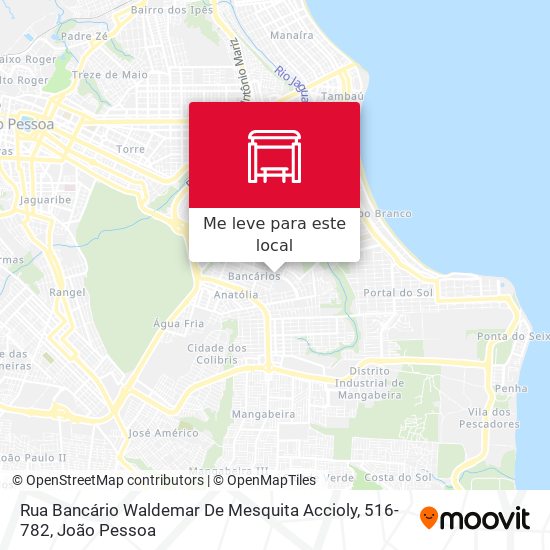 Rua Bancário Waldemar De Mesquita Accioly, 516-782 mapa