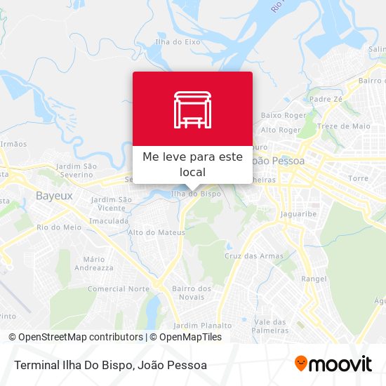 Terminal Ilha Do Bispo mapa