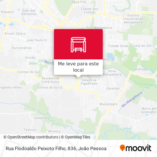 Rua Flodoaldo Peixoto Filho, 836 mapa