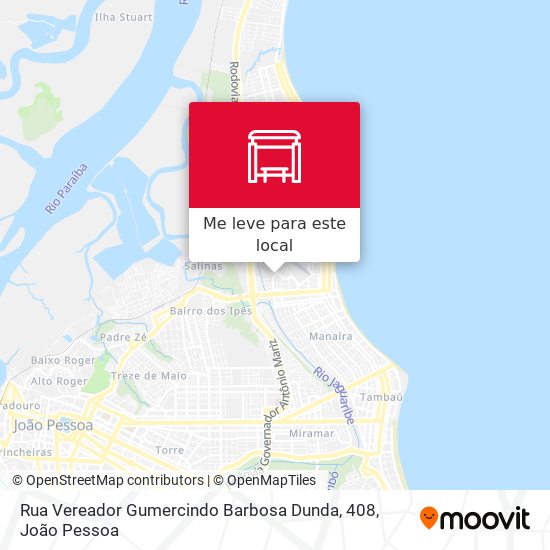 Rua Vereador Gumercindo Barbosa Dunda, 408 mapa