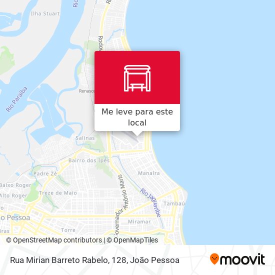 Rua Mirian Barreto Rabelo, 128 mapa