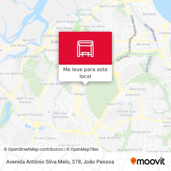 Avenida Antônio Silva Melo, 378 mapa