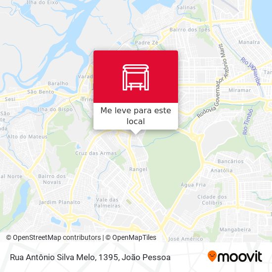 Rua Antônio Silva Melo, 1395 mapa
