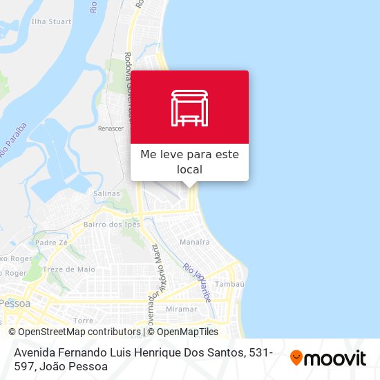Avenida Fernando Luis Henrique Dos Santos, 531-597 mapa