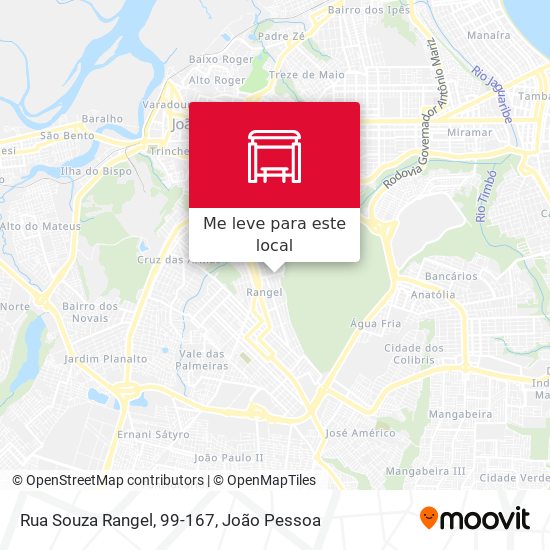 Rua Souza Rangel, 99-167 mapa