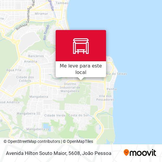 Avenida Hilton Souto Maior, 5608 mapa