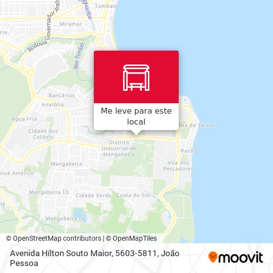 Avenida Hílton Souto Maior, 5603-5811 mapa