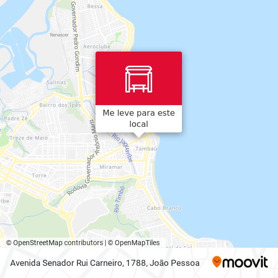 Avenida Senador Rui Carneiro, 1788 mapa