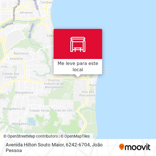 Avenida Hilton Souto Maior, 6242-6704 mapa