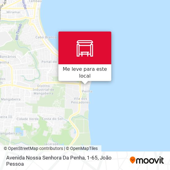 Avenida Nossa Senhora Da Penha, 1-65 mapa
