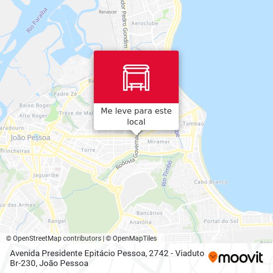 Avenida Presidente Epitácio Pessoa, 2742 - Viaduto Br-230 mapa