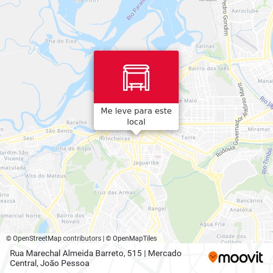 Rua Marechal Almeida Barreto, 515 | Mercado Central mapa