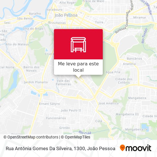 Rua Antônia Gomes Da Silveira, 1300 mapa