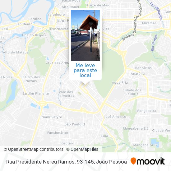 Rua Presidente Nereu Ramos, 93-145 mapa