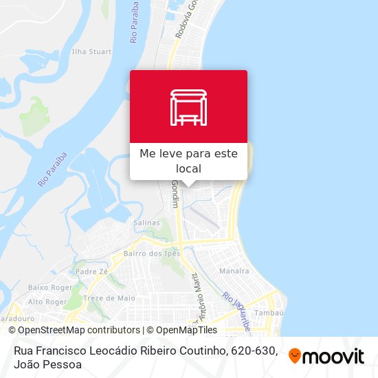 Rua Francisco Leocádio Ribeiro Coutinho, 620-630 mapa
