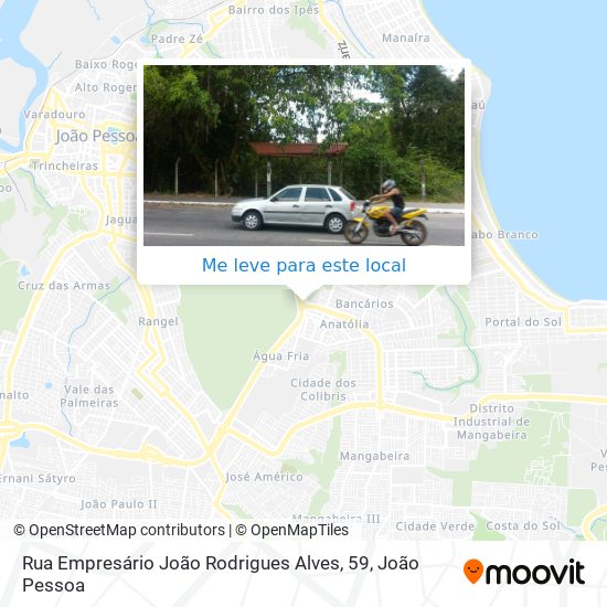 Rua Empresário João Rodrigues Alves, 59 mapa
