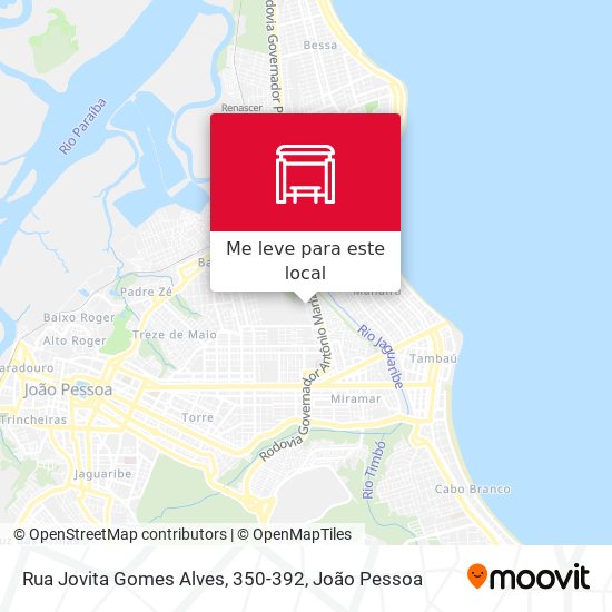 Rua Jovita Gomes Alves, 350-392 mapa