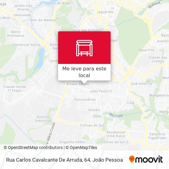 Rua Carlos Cavalcante De Arruda, 64 mapa