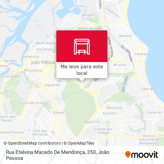 Rua Etelvina Macedo De Mendonça, 350 mapa