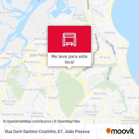 Rua Dom Santino Coutinho, 67 mapa