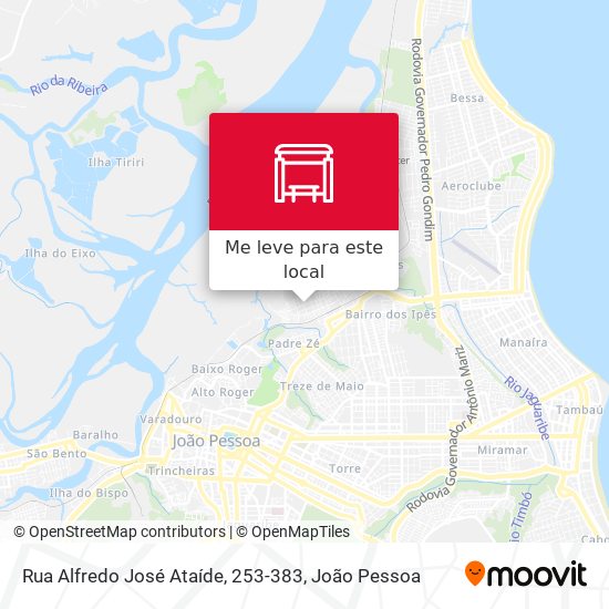 Rua Alfredo José Ataíde, 253-383 mapa